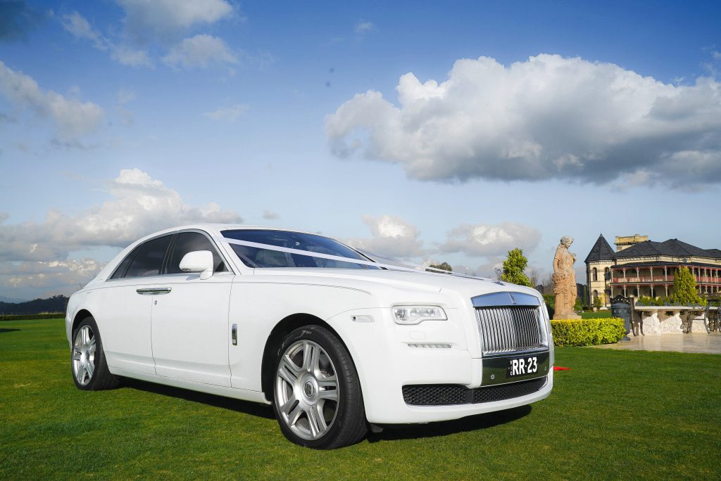 Rolls Royce GHost car hire, wedding car hire melbourne