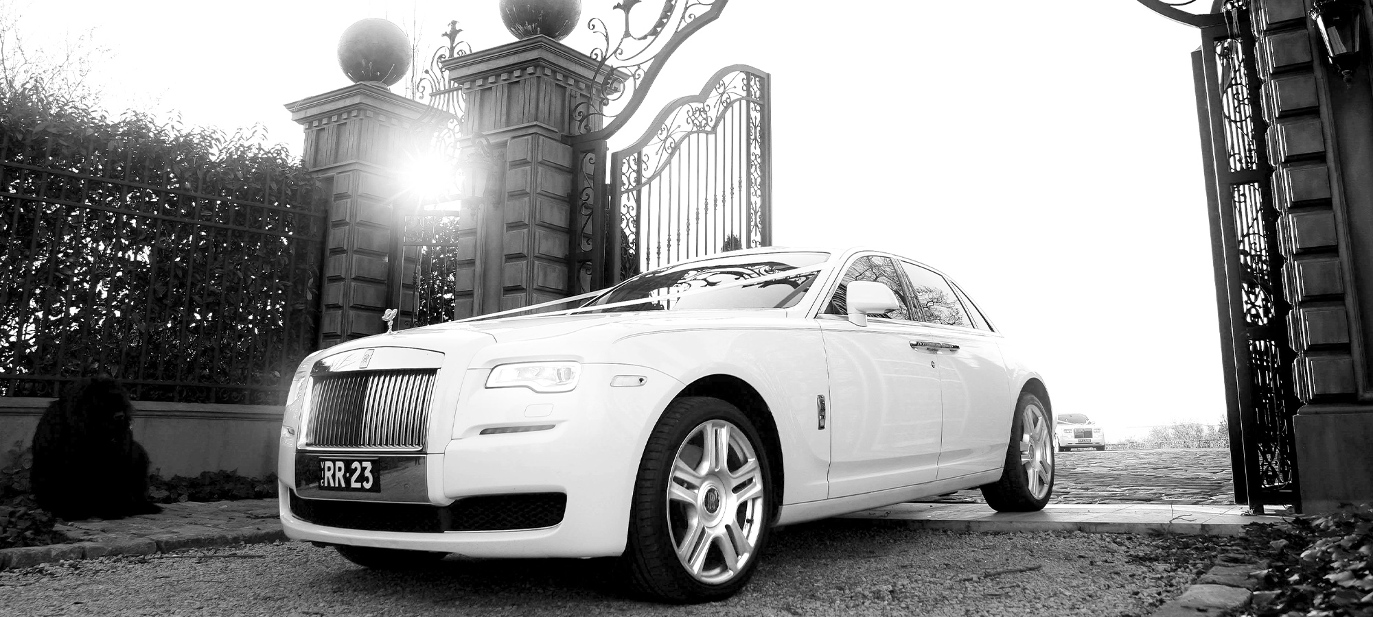 Rolls Royce Ghost sedan white, Rolls Royce wedding car hire