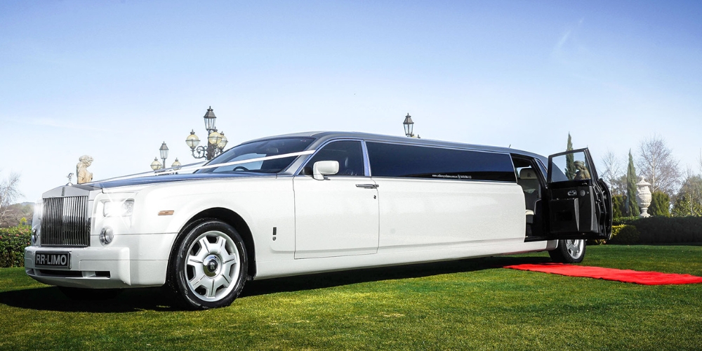 10 seater Rolls Royce limousine, limo for hire - RRL